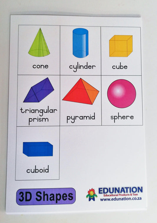 A5 - 3D Shapes ( Eng ) - Edunation South Africa