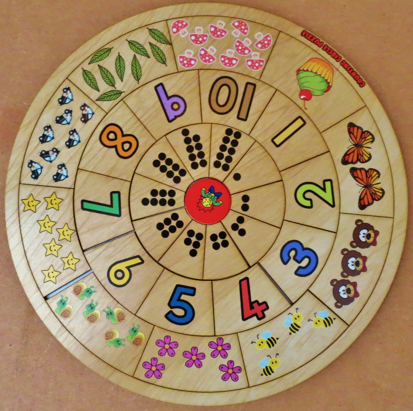 Counting Circle Puzzle - Afrikaans Edunation South Africa Maths & Numeracy