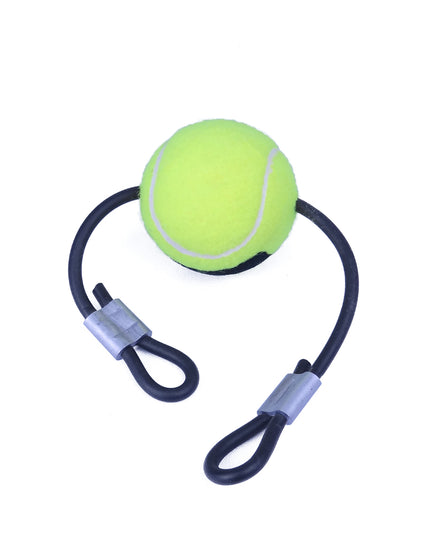Rubber band with tennis ball for chairs