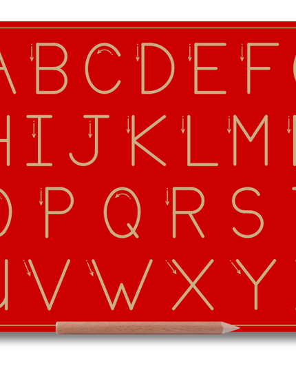 Wooden Capital Letter Board - Alt Print