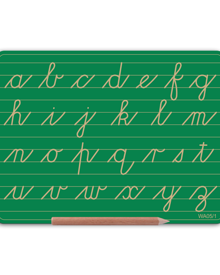 Write Right abc Lower Case 2 line Cursive