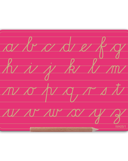 Write Right abc Lower Case 2 line Cursive