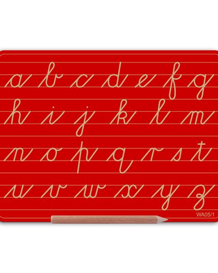 Write Right abc Lower Case 2 line Cursive