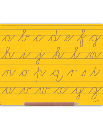 Write Right abc Lower Case 2 line Cursive