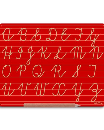 Write Right WA05/4 Alphabet Board Cursive Capital