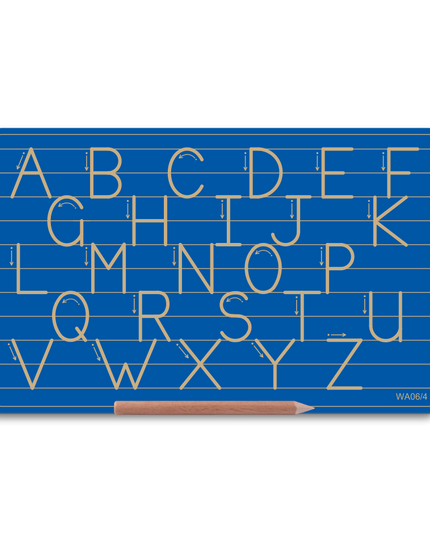 Write Right Alphabet Board Capital + Lines Alt Print