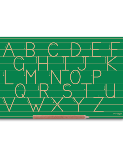Write Right Alphabet Board Capital + Lines Alt Print