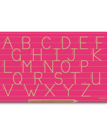 Write Right Alphabet Board Capital + Lines Alt Print