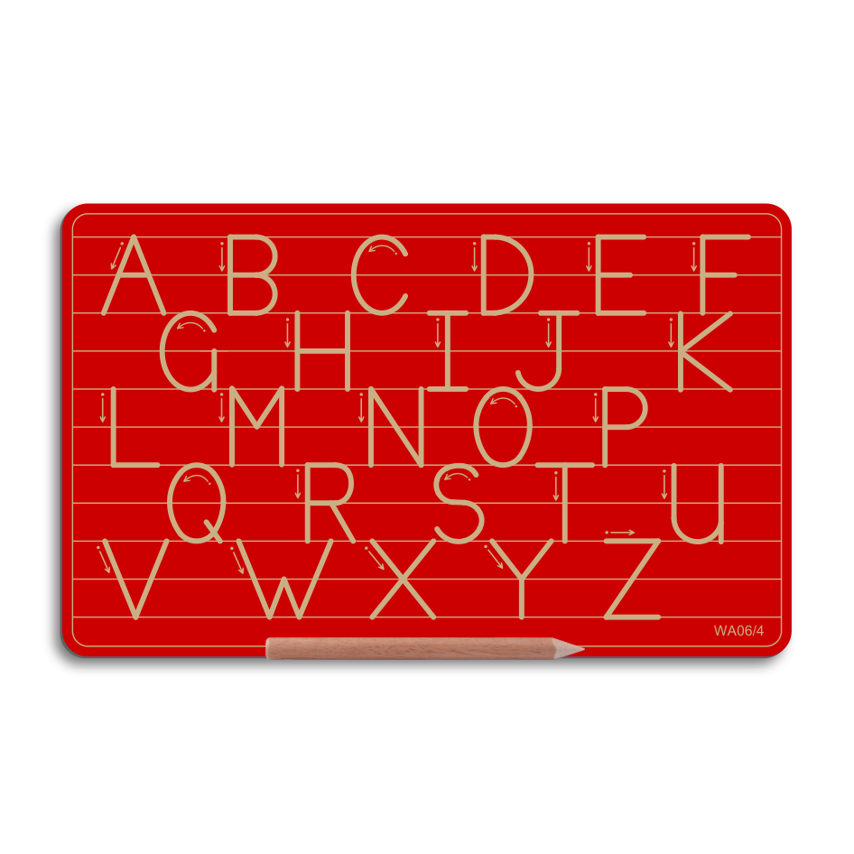 Write Right Alphabet Board Capital + Lines Alt Print