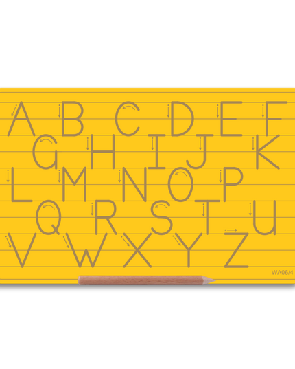 Write Right Alphabet Board Capital + Lines Alt Print