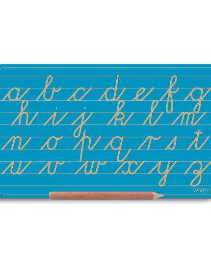 Write Right Alphabet Board Cursive Lower Case 2 line spacing