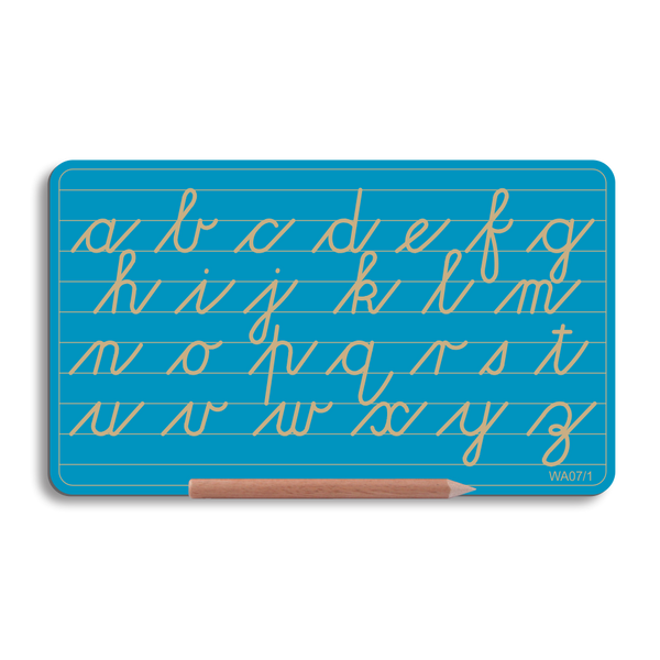 Write Right Alphabet Board Cursive Lower Case 2 line spacing