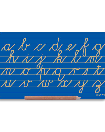Write Right Alphabet Board Cursive Lower Case 2 line spacing