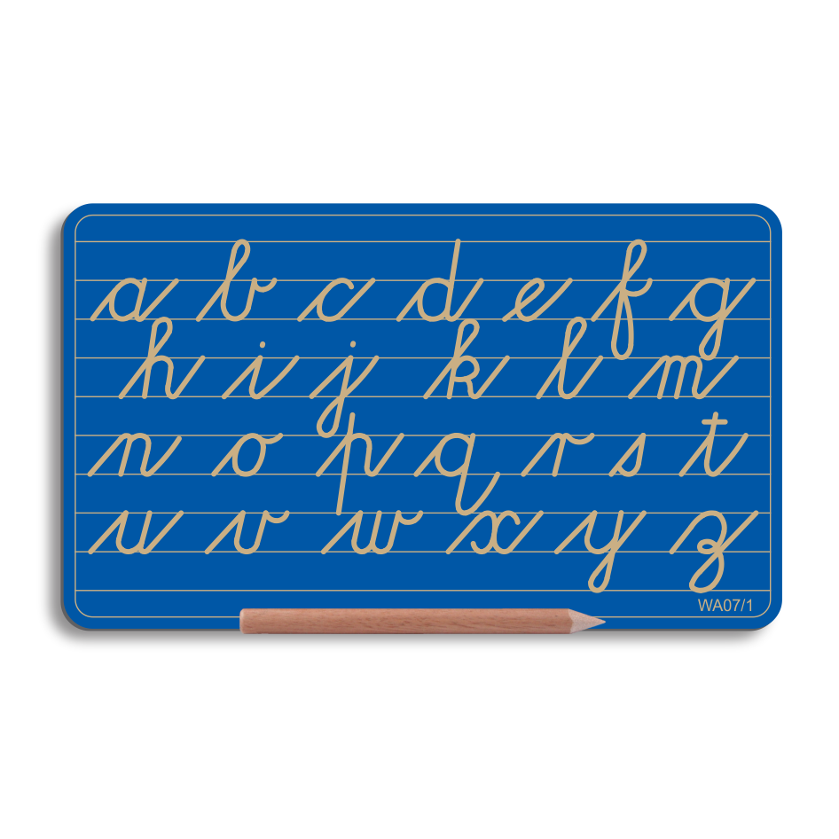 Write Right Alphabet Board Cursive Lower Case 2 line spacing