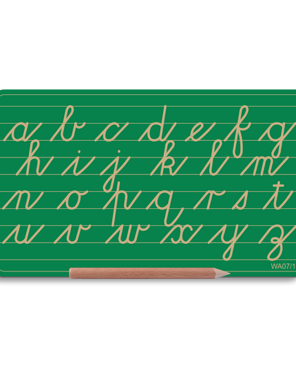 Write Right Alphabet Board Cursive Lower Case 2 line spacing