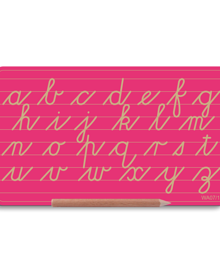 Write Right Alphabet Board Cursive Lower Case 2 line spacing