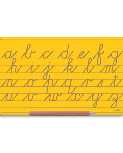 Write Right Alphabet Board Cursive Lower Case 2 line spacing
