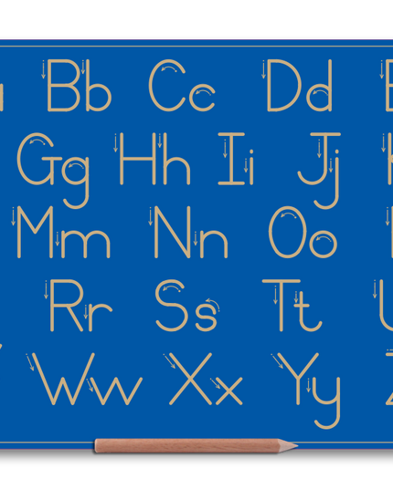 Wooden Alphabet Combo Boards - Capital and Lowercase letters