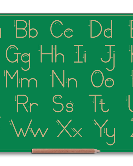 Wooden Alphabet Combo Boards - Capital and Lowercase letters