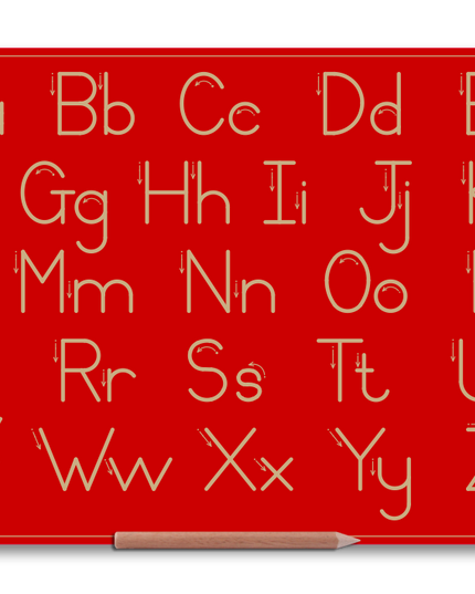 Wooden Alphabet Combo Boards - Capital and Lowercase letters