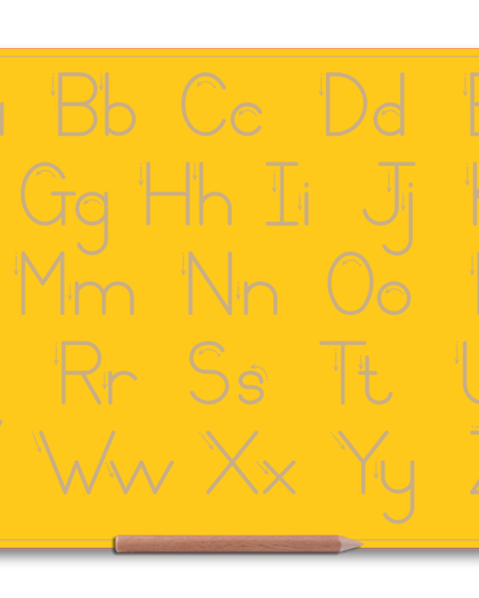 Wooden Alphabet Combo Boards - Capital and Lowercase letters