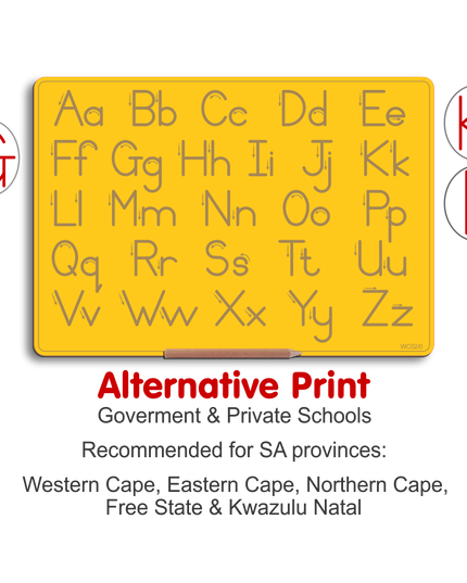 Wooden Alphabet Combo Boards - Capital and Lowercase letters