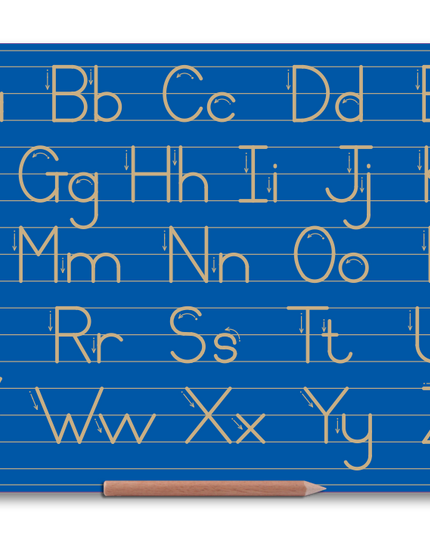 Wooden Alphabet Combo Boards - Capital and Lowercase letters
