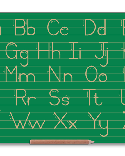 Wooden Alphabet Combo Boards - Capital and Lowercase letters