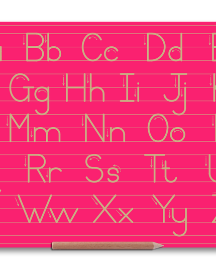 Wooden Alphabet Combo Boards - Capital and Lowercase letters