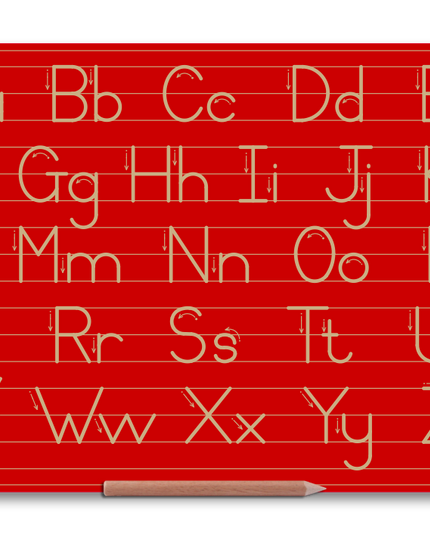 Wooden Alphabet Combo Boards - Capital and Lowercase letters