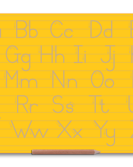 Wooden Alphabet Combo Boards - Capital and Lowercase letters