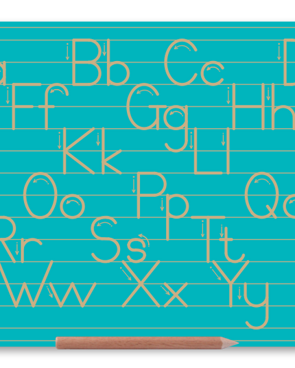 Wooden Alphabet Combo Boards - Capital and Lowercase letters