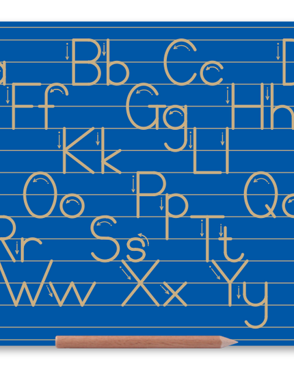 Wooden Alphabet Combo Boards - Capital and Lowercase letters