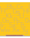 Yellow / Alternative Print / With lines (2 line spacing)
