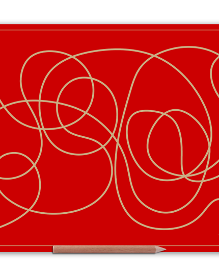 Wooden Big Doodle Board for eye tracking