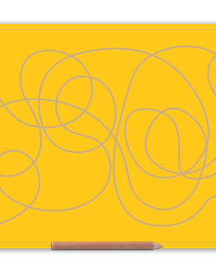 Wooden Big Doodle Board for eye tracking