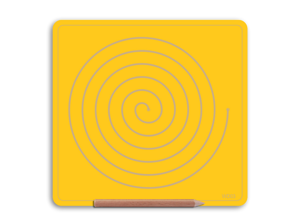 Wooden Single Spiral Doodle board