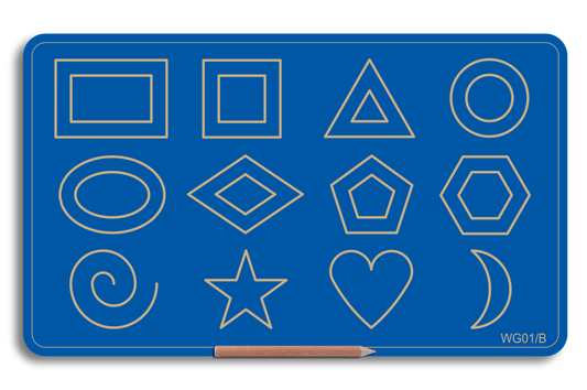 Wooden Big Shapes Board