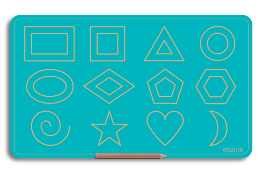 Wooden Big Shapes Board