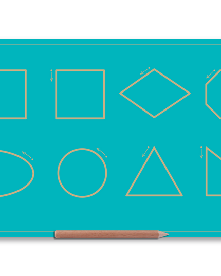 Wooden Big Shapes Board