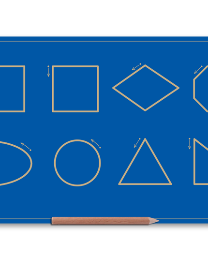 Wooden Big Shapes Board