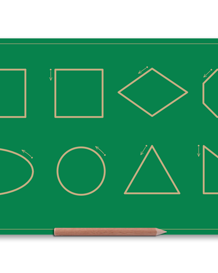 Wooden Big Shapes Board