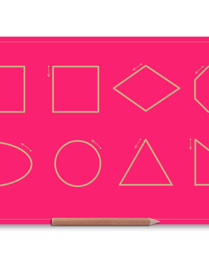 Wooden Big Shapes Board