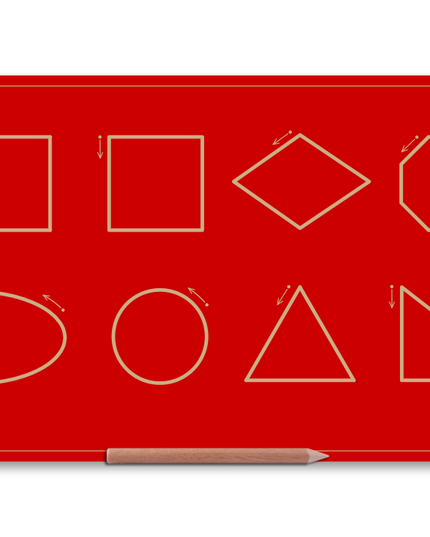 Wooden Big Shapes Board