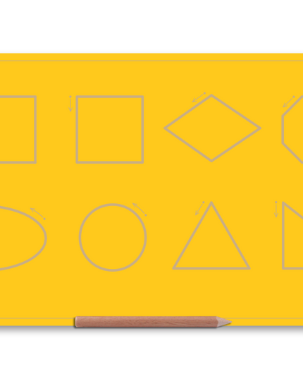 Wooden Big Shapes Board