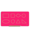 Pink / Rectangle-Square-Diamond-Hexagon-Oval-Circle-Triangle-90? Triangle