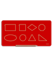 Red / Rectangle-Square-Diamond-Hexagon-Oval-Circle-Triangle-90? Triangle