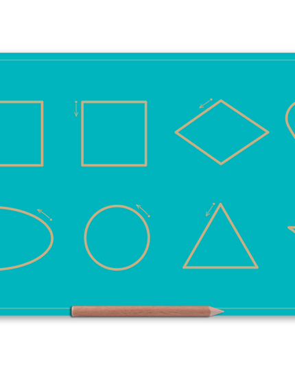 Wooden Big Shapes Board