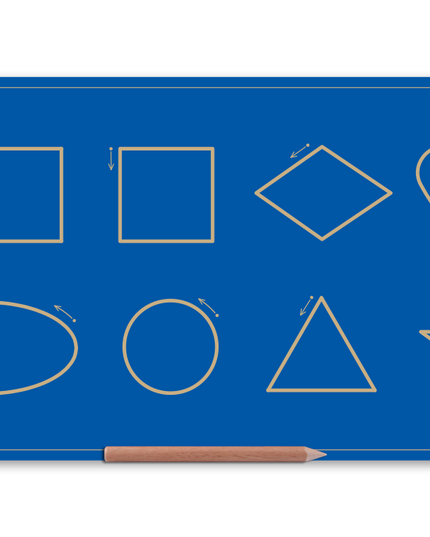 Wooden Big Shapes Board