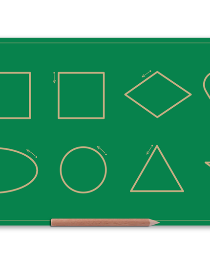 Wooden Big Shapes Board